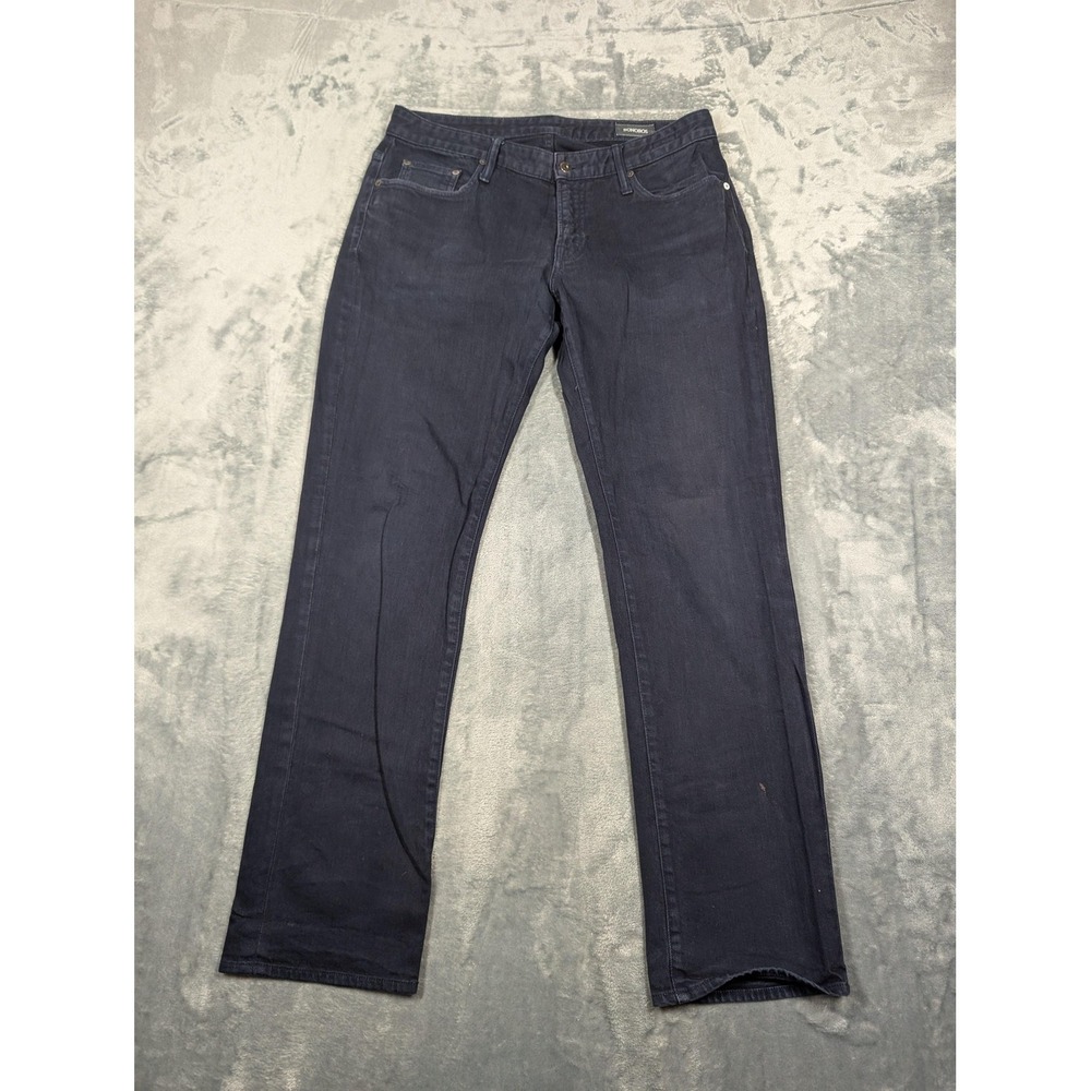 Bonobos Jeans Mens 33x32 Navy Blue Travel Jean Stretch 5 Pocket Cotton Denim